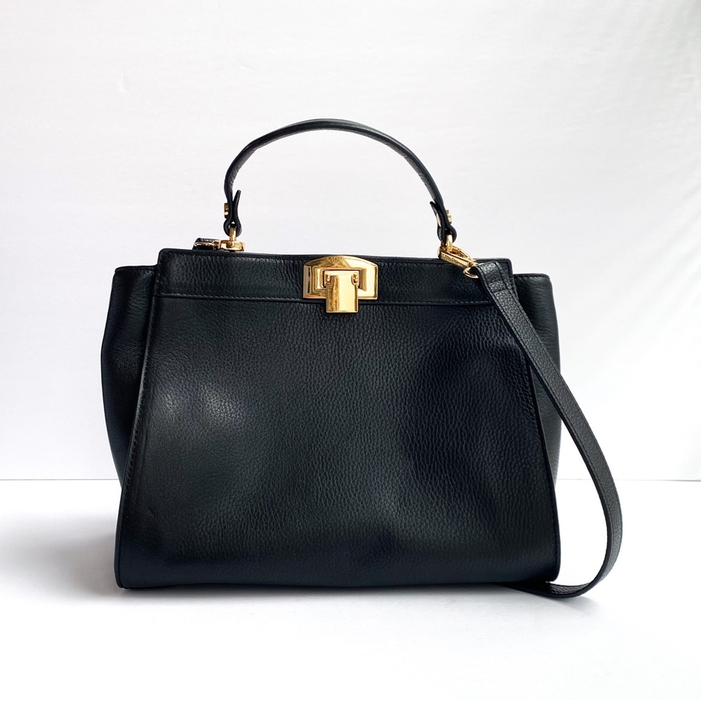 Sam Edelman Melanie Black Top Handle Bag
